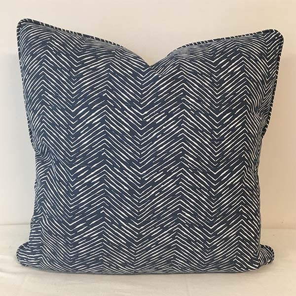 Manor House Collection Premier Prints Cameron Slub Premier Navy Cushion