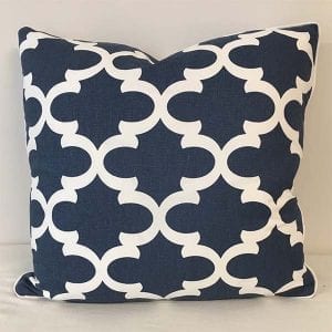 Premier Prints Flynn Premier Navy Cushion