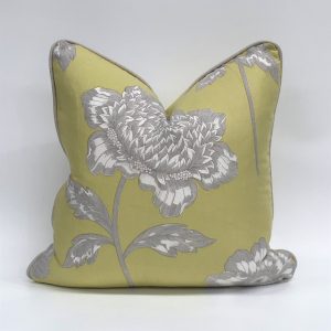 Sanderson Citron Floral Cushion Cover