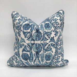 Lacefield's Sofia Basket Weave Cushion Cover - Col Azure