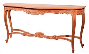 French Carved Console Table - Custom Finished